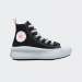 CONVERSE CHUCK TAYLOR ALL STAR HIGH TOP MOVE BLACK/PINK SALT/WHITE