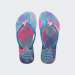 HAVAIANAS SLIM GLITTER TRENDY K WHITE/BLUE WATER