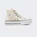 CONVERSE CHUCK TAYLOR ALL STAR LIFT PLATFORM EGRET/SLATE SAGE/WHITE