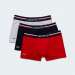 PACK 3 BOXERS LACOSTE 5H3386 NAVY BLUE/SILV