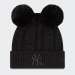 GORRO NEW ERA NEW YORK DOUBLE POM BLACK