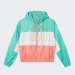 CASACO FILA LEXI WIND ELECT GREEN /WHITE S PINK