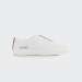 RALPH LAUREN JUDITH LEATHER TRAINER WHITE