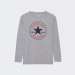 LONGSLEEVE CONVERSE CHUCK PATCH DARK GREY HEATHER
