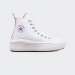 CONVERSE CHUCK TAYLOR HIGH TOP MOVE WHITE/PIXEL/PURPLE/WHITE