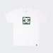 TSHIRT DC SQUARE STAR WHITE