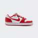 NIKE EBERNON LOW PREMIUM WHITE/RED/BLACK