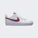 NIKE COURT BOROUGH J WHITE/RED