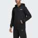 CASACO ADIDAS LINEAR ESSENTIALS BLACK / WHITE