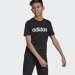 TSHIRT ADIDAS LINEAR ESSENTIALS LOGO K BLACK/WHITE