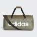 SACO ADIDAS DUFFEL LINEAR RAW KHAKI / BLACK / WHITE