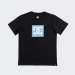 T-SHIRT DC SQUARE STAR BLACK