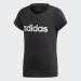 TSHIRT ADIDAS LINEAR ESSENTIALS K BLACK/WHITE