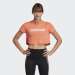 TSHIRT ADIDAS CROPPED W SEMI CORAL / WHITE