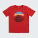 TSHIRT QUIKSILVER STOMPE DONSSY RED