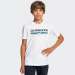 T-SHIRT QUIKSILVER LINED UP WHITE