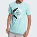 TSHIRT QUIKSILVER HEXALOGOSS AQUA GREEN