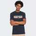 TSHIRT QUIKSILVER LINE UP NAVY BLAZER