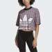 TSHIRT ADIDAS CROPPED TEE MAGIC BERRY/BLACK