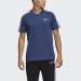 TSHIRT ADIDAS ESSENCIALS 3 STRIPES TECH INDIGO / WHITE
