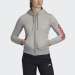 CASACO ADIDAS LINEAR ESSENTIALS W MEDIUM GREY HEATHER / CORE PINK