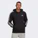 HOODIE ADIDAS 3-STRIPES BLACK/WHITE