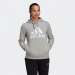 HOODIE ADIDAS BADGE OF SPORT GREY/WHITE