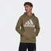 HOODIE ADIDAS BADGE OF SPORT ORBGRN/WHITE