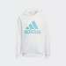 HOODIE ADIDAS LOGO WHITE/SEMIRU