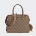 MALA GUESS ALEXIE HANDBAG LATTE LOGO