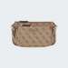 MALA GUESS NOELLE CROSSBODY LATTE LOGO/BROWN