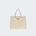 MALA GUESS SILVANA 2 COMPARTMENT TOTE WHITE