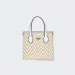 MALA GUESS SILVANA 2 COMPARTMENT MINI TOTE WHITE