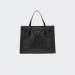 MALA GUESS SILVANA 2 COMPARTMENT TOTE BLACK