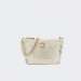 MALA GUESS GILDED GLAMOUR MINI PALE GOLD