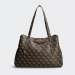 MALA GUESS BRENTON SHOULDER BROWN LOGO