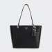 MALA GUESS ALEXIE SHOPPER SAFFIANO BLACK