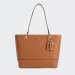 MALA GUESS ALEXIE SHOPPER SAFFIANO COGNAC