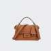 MALA GUESS ECO ANGY SMALL SOCIETY SATCHEL COGNAC