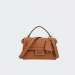 MALA GUESS ECO ANGY TOP HANDLE FLAP COGNAC