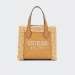 MALA GUESS SILVANA 2 COMPARTMENT MINI TOTE COGNAC