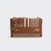 MALA GUESS KATEY CROSSBODY LATTE LOGO/COGNAC