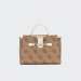 MALA GUESS NOLANA GIRLFRIEND SATCHEL LATTE LOGO/BONE