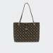 MALA GUESS N KUBA NOEL TOTE MOCHA LOGO