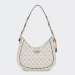 MALA GUESS ABEY SMALL HOBO WHITE LOGO