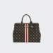MALA GUESS NELKA STATUS SATCHEL MOCHA LOGO