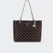 MALA GUESS NOELLE ELITE TOTE MOCHA LOGO