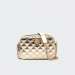 MALA GUESS GIULLY CAMERA BAG CROSSBODY SILVER