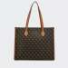 MALA GUESS SILVANA TOTE BROWN LOGO/COGNAC