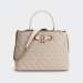 MALA GUESS IZZY HANDBAG STONE LOGO